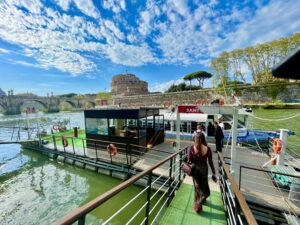 Boat Tour in Rome. Exclusive Private Cruises on the Tiber in Rome, Ancient Ostia, Roman Seaside. Dinner, Lunch, Aperitif Cruising on the Tiber